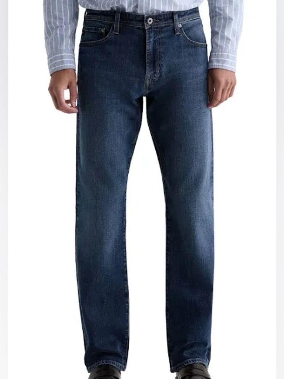 Men's AG Adriano Goldschmied Men’s 36 x 27” Short the Protege Straight Leg Jeans